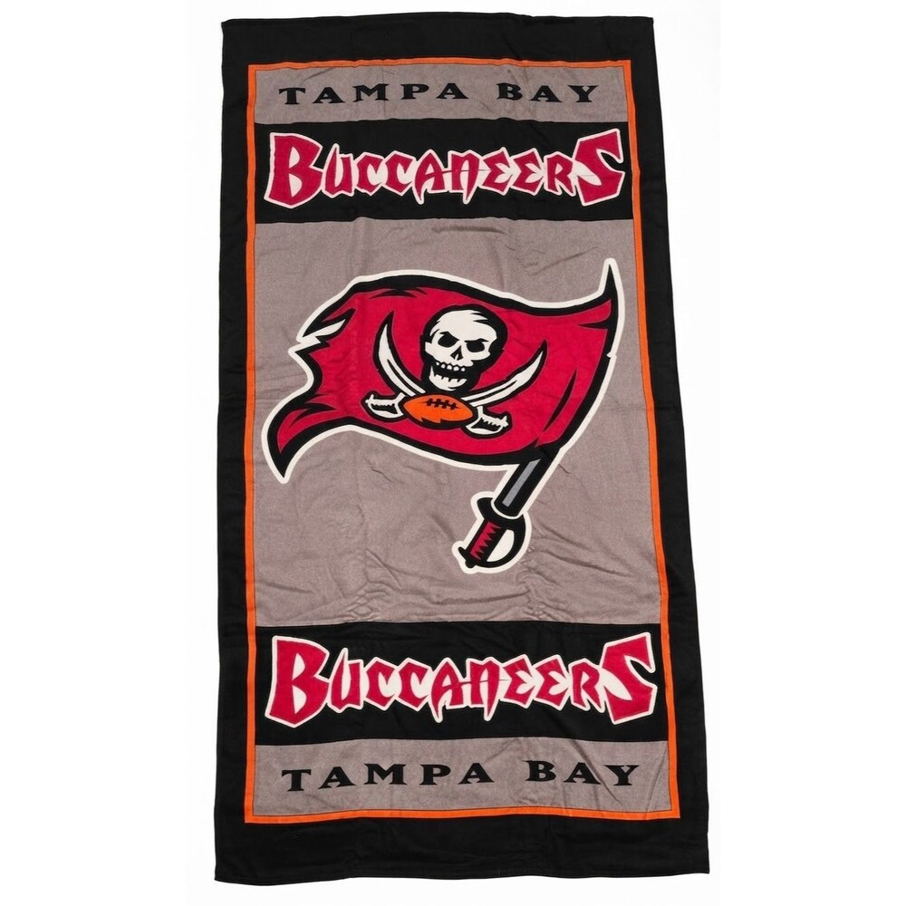 Vintage 1999 NFL Tampa Bay Buccaneers Large Beach Towel Official Licensed NEW